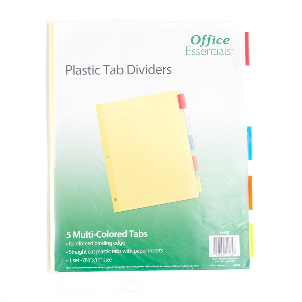 Avery, Divider, 5 Tab